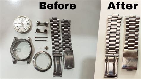 how to polish rolex band|rolex polishing problems.